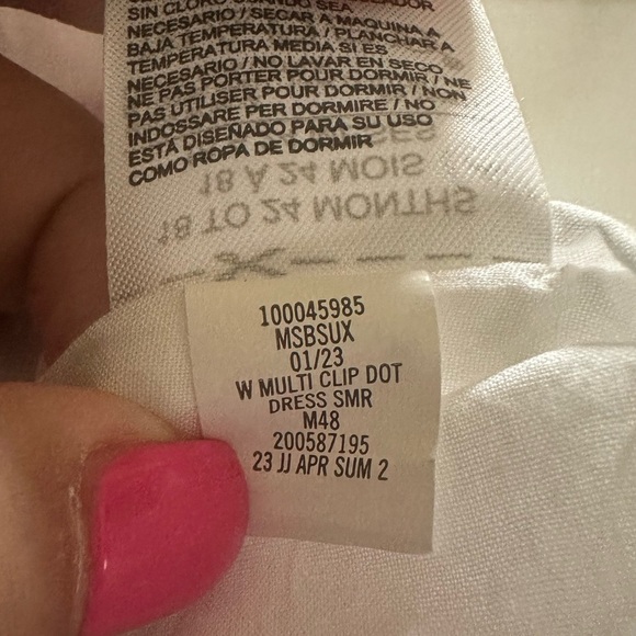 ⭐️NWT⭐️ Janie and Jack Swiss Dot Sundress Size 18-24 months. - Picture 7 of 8